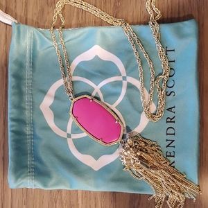 Kendra Scott Rayne Magenta and Gold